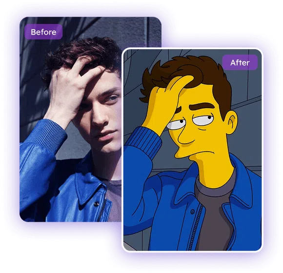 Simpsons로의 사진: 무료 온라인 심슨 캐릭터 생성기